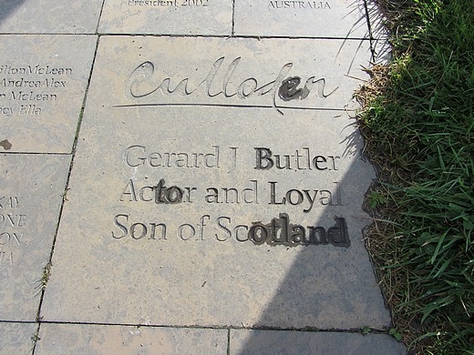 Gerald Butler, Walk of Stones