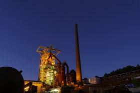 Illuminated Industrial Heritage Site