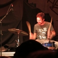 Frank Turner on the drums