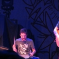 Frank Turner on the drums