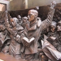 Part of the Meeting Place sculpture