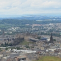 Edinburgh Castle and more, view from Arthur's Seat