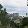 Edinburgh Castle, view from Royal Botanic Garden