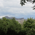 Arthur's Seat and Salisbury Crags, view from Royal Botanic Garden